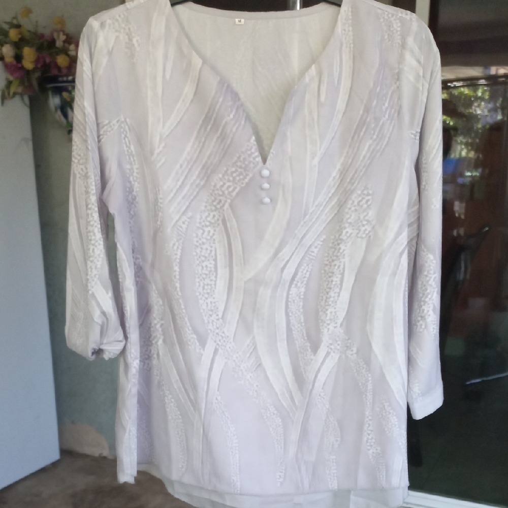 Elegant White Women's Top